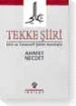 Tekke Şiiri, Dini ve Tasavvuf Şiirler Antolojisi