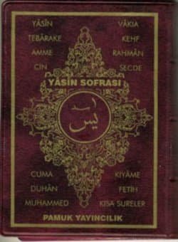Yasin Sofrası (Plastik Kapak /Mini Boy/4 Renkli/Şamua Kağıt)