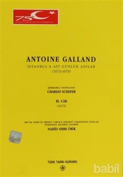 İstanbul’a Ait Günlük Hatıralar (1672-1673) Cilt 2