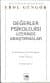 Değerler Psikolojisi Üzerine Araştırmalar